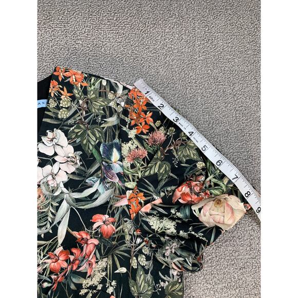 Antonio Melani Jumpsuit Floral Lilli Print Belted Black Terra Size 14 - Picture 8 of 12